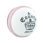 A022 Readers County Crown RedWhite Cricket Ball